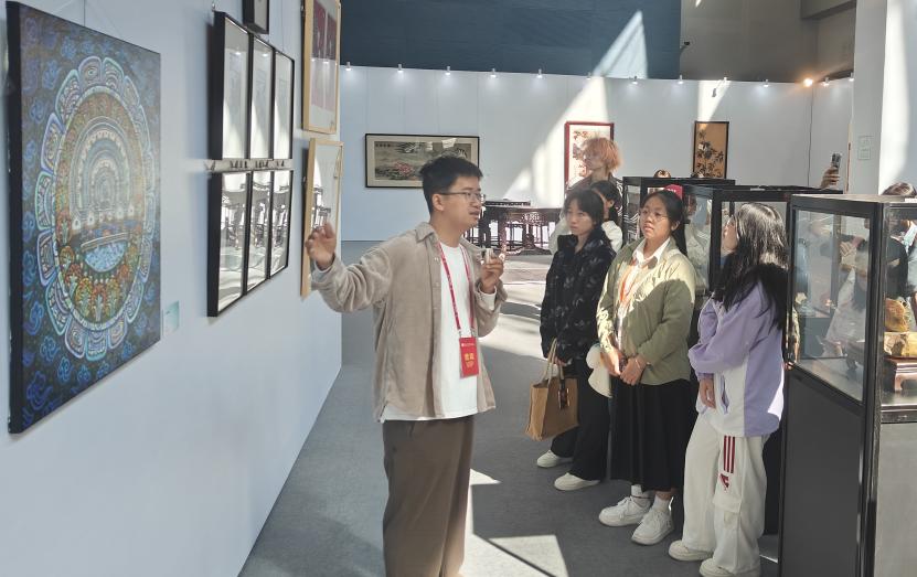 在“民博会”里倾听版权故事！港澳青年学生研学活动举行  -图2